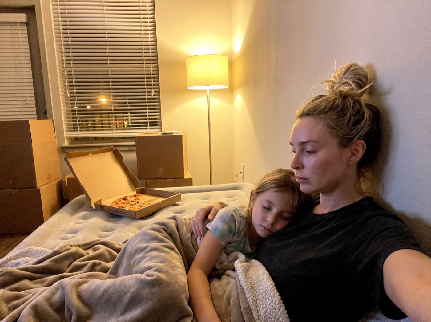 First night in the apartment